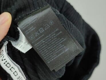 legginsy woskowane wysoki stan: H&M, Spodnie materiałowe damskie, rozmiar S — 5