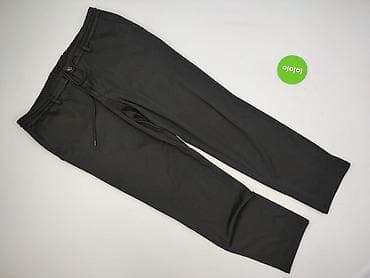 spodnie oversize: Męskie spodnie ALBERTO HOUSE-BS Printed Jersey, krój tapered fit. - — 2