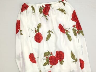 sukienka z gumkami w pasie: Material trousers for women, size One size — 2