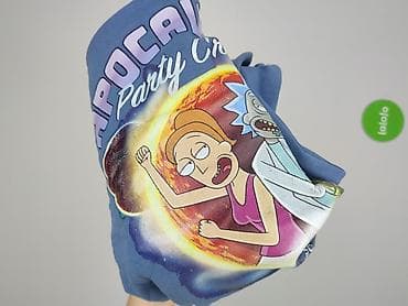 pull and bear stranger things: Rick and Morty, Bluza z kapturem dla mężczyzn, rozmiar M — 6
