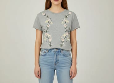 koszulki z croppa: Topshop, T-shirt damski, rozmiar S — 6
