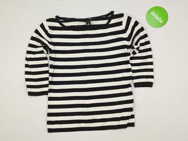 szara bluzka h m: H&M, Tunika damska, rozmiar S — 2