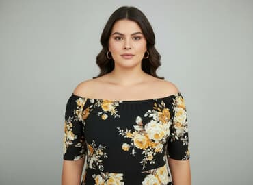 sukienki na wesele dla niskich i puszystych: Women`s dress, size XL — 1