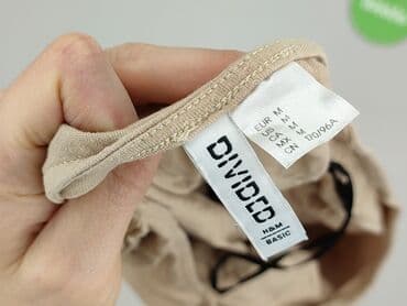 obcisła bluzki z dekoltem: H&M, T-shirt damski, rozmiar M — 4