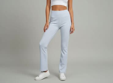 bershka legginsy prążkowane: Bershka, Legginsy Sportowe damskie, rozmiar S — 6