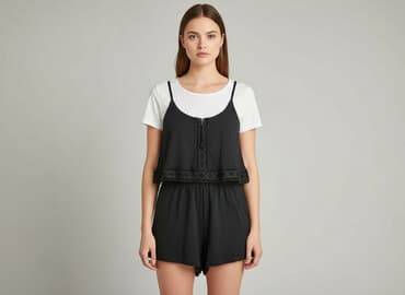 sukienka dla niskiej osoby: Topshop Petite, Kombinezon damski, rozmiar XS — 6