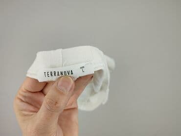 białe krótkie legginsy: Terranova, Legginsy Sportowe damskie, rozmiar L — 4