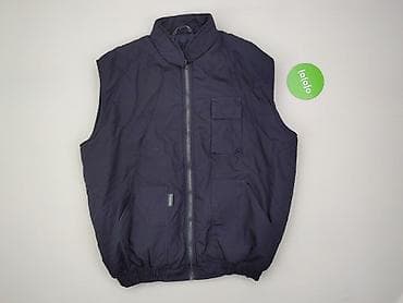jacket: Męska kamizelka ocieplana Panoply - Kolor: granatowy - Zapinanie — 2