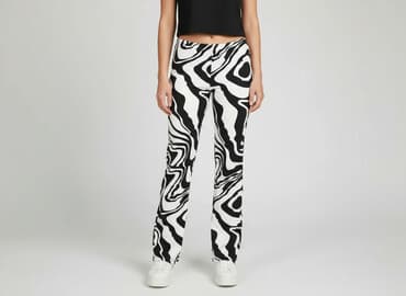 dawniej spodnie do konnej jazdy: Sinsay, Spodnie materiałowe damskie, rozmiar S — 6