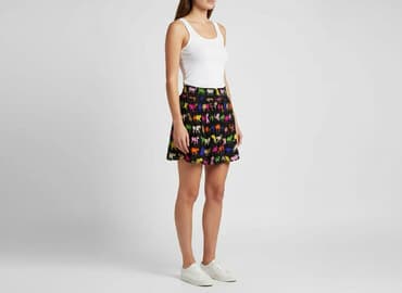 spódnice w zwierzęce wzory: H&M, Spódnica damska, rozmiar S — 6