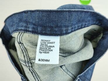 woskowane legginsy z wysokim stanem zara: H&M, Jeansy damskie, rozmiar M — 4