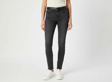 skinny dżinsy: Jeansy damskie, rozmiar S — 6