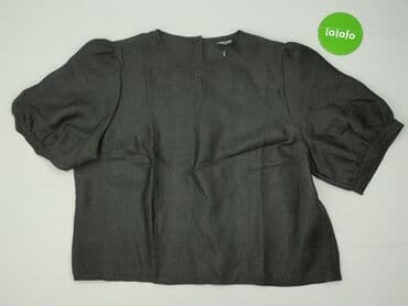 eleganckie czarne bluzki duże rozmiary: Pieces, Bluzka damska, 4XL — 2