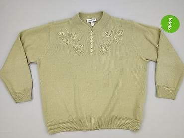 klapki babcine: Sweter damski, rozmiar 4XL — 2