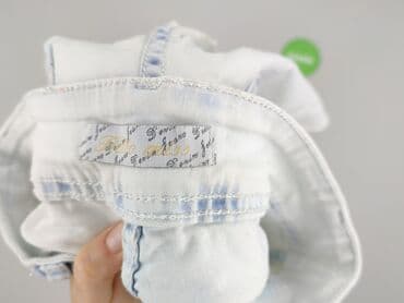 biale szerokie jeansy: Jeansy damskie, rozmiar M — 4