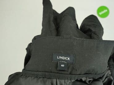 spódniczka rozkloszowane czarne: Lindex, Spódnica damska, L — 4