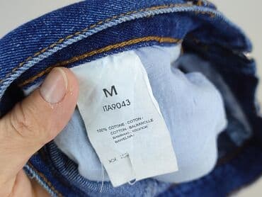 krótkie jeansowe spódniczka: Spódnica damska, rozmiar M — 4