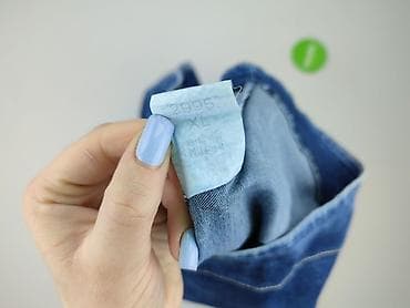 odder side sukienka niebieska: Denim, Sukienka damska, rozmiar XL — 4