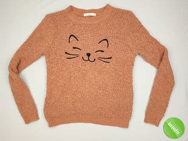 pomarańczowy sweter h: Terranova, Sweter damski, rozmiar S — 2