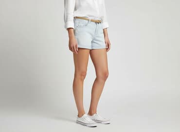 krótkie spodenki jeansowe reserved: Reserved, Szorty damskie, rozmiar M — 6