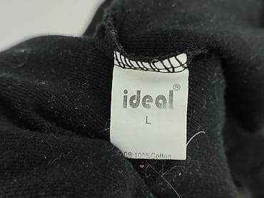 bluzki basic czarne: IDEAL, Bluzka damska, rozmiar L — 4