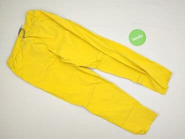 żółte spodnie dresowe damskie: Spodnie materiałowe damskie, rozmiar S — 3