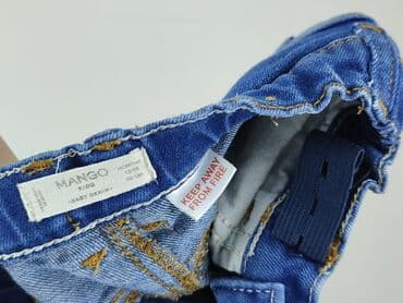 czarne spodnie goodies: Spodnie jeansowe, Mango, 9-12 miesięcy, stan - Idealny — 5