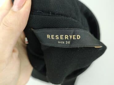 reserved czarna sukienka z bufiastymi rękawami: Sukienka damska, rozmiar S — 5