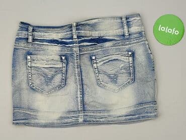 spodenko spódniczka jeans: Spódnica damska, rozmiar L — 6