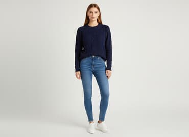 poliamid w swetrze: Sweter damski, rozmiar S — 7