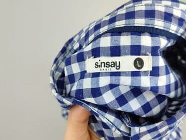 czerwona koszula sinsay: Sinsay, Сорочка для чоловіків, розмір L — 4