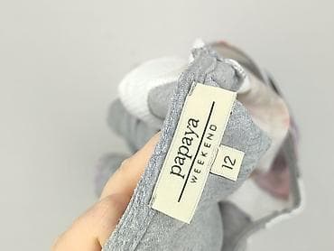 czarne nitki w mango: Papaya, Bluzka damska, rozmiar L — 5