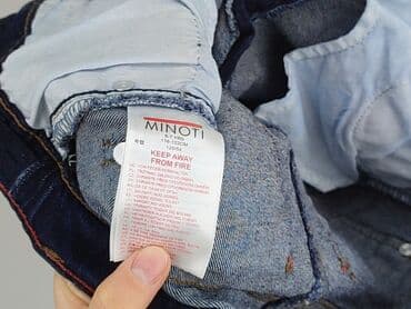 sinsay kurtka koszulowa dziecięca: Spodnie jeansowe, Minoti, 7 lat, 116/122, stan - Bardzo dobry — 5