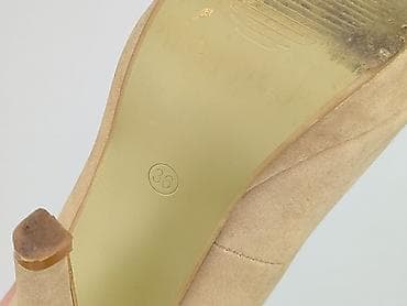 buty esprit deichmann: Beżowe czółenka na wysokim obcasie IN EXTENSO - Damskie szpilki z — 6