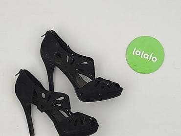 converse na platformie czarne: Czarne damskie szpilki Graceland - Rozmiar: 37 (oznaczenie na — 3