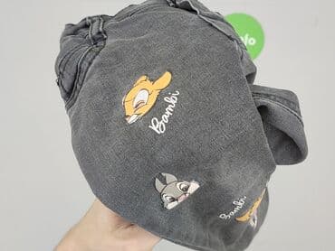 szare sukienki wizytowe: Spodnie jeansowe, Disney, 12-18 miesięcy, stan - Bardzo dobry — 4