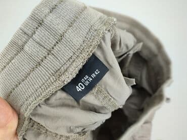 muuv spodnie dresowe: H&M, Spodnie materiałowe damskie, rozmiar L — 4
