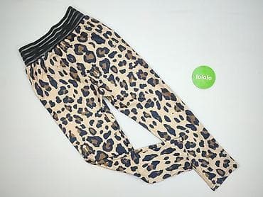 leopard print jeans: Leopard, Spodnie materiałowe damskie, rozmiar M — 3