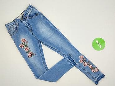 tchibo bluza: Spodnie jeansowe, DenimCo, 9 lat, 128/134, stan - Bardzo dobry — 2