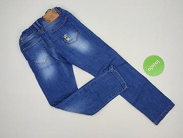 mongul bluzka: Spodnie jeansowe, 8 lat, 122/128, stan - Idealny — 3