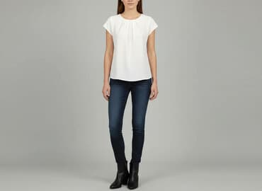 bluzka damska z krótkim rękawem: Жіноча блуза, розмір S — 1