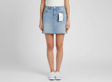 spódniczka mini dżinsowe: Denim, Spódnica damska, rozmiar S — 8