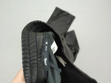 legginsy strong point czarne: Sinsay, Legginsy Ze skóry ekologicznej damskie, rozmiar M — 4