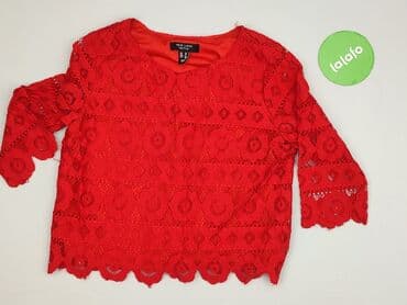 czerwone body koronkowe h: New Look, Жіноча блуза, розмір M — 2