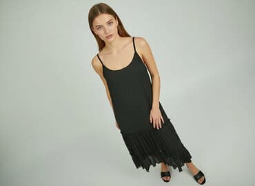 tanie sukienki wieczorowe midi: Sukienka damska, rozmiar S — 5