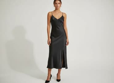 satynowa sukienka: Edan, Sukienka damska, rozmiar XS — 7