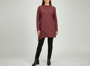 sukienka golf sweter: Tunika damska, rozmiar M — 6