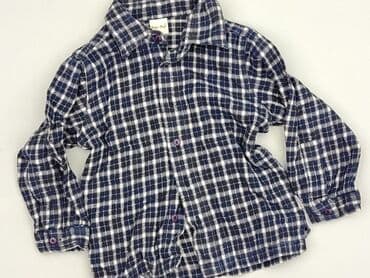sweter hello kitty h: Koszula 1.5-2 lat, stan - Dobry, wzór - Kratka, kolor - Niebieski — 1