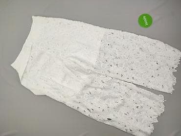 koronka na metry: White, Spodnie materiałowe damskie, rozmiar L — 3