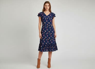 zara sukienka bufiaste rękawy: Zartex, Sukienka damska, rozmiar S — 6